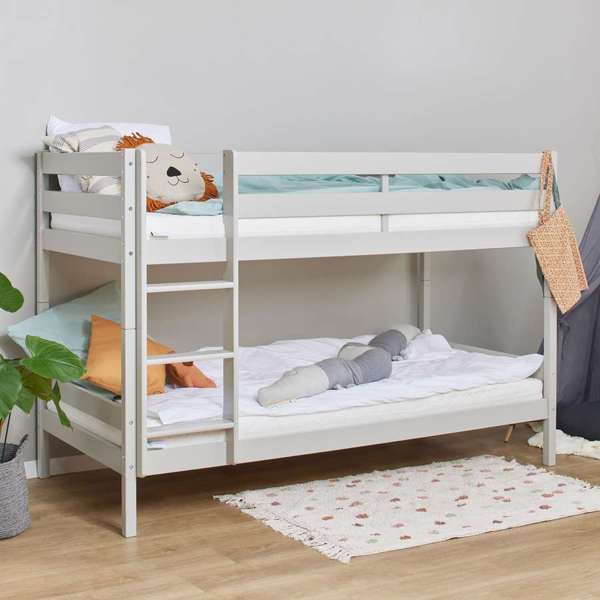 Hoppekids ECO Comfort kerrossänky 90x200 miljöökuva, Dove Grey