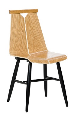 1960 tuoli, tammi/musta