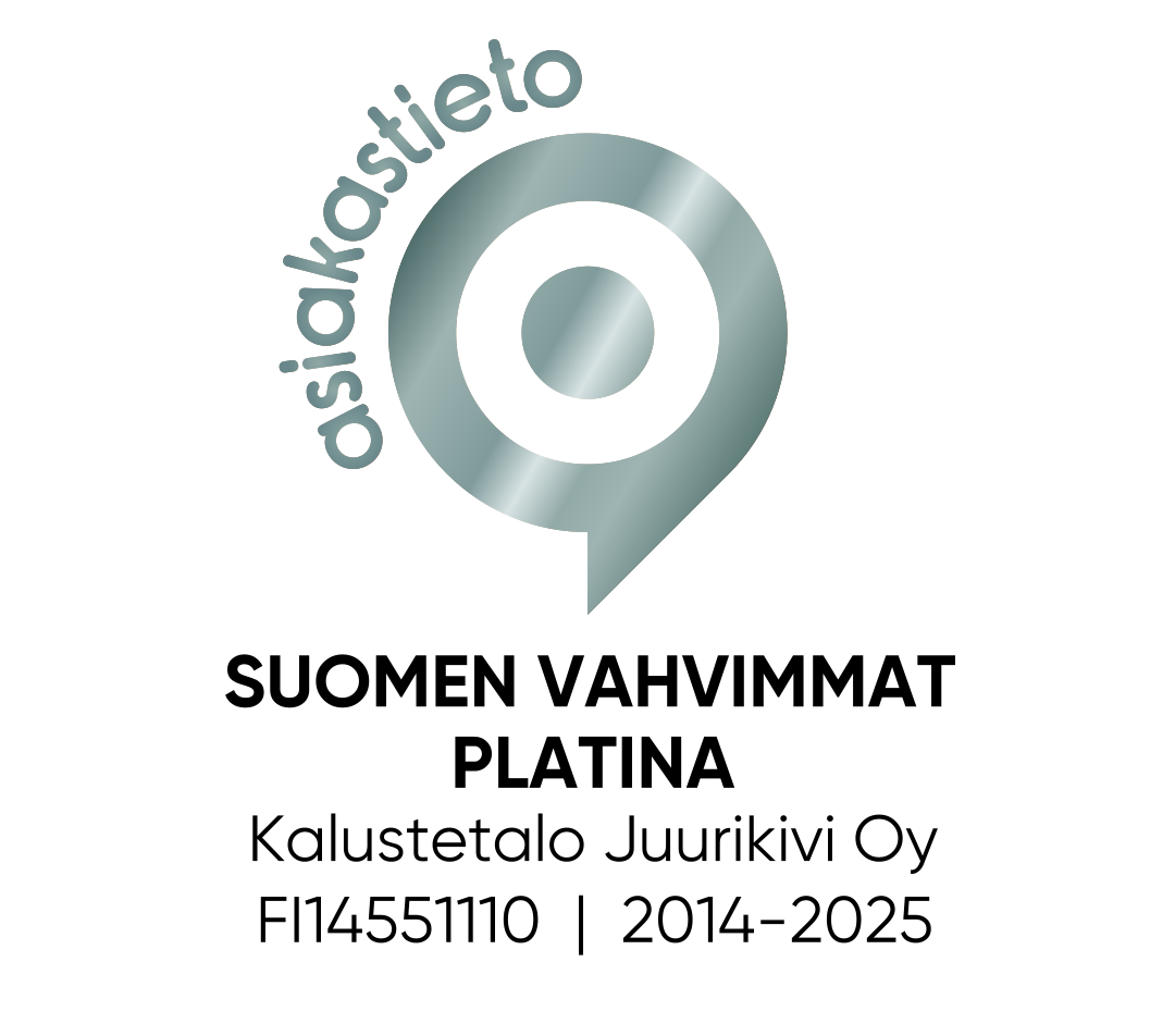 Suomen Vahvimmat -sertifikaatti Kalustetalo Juurikivi Oy