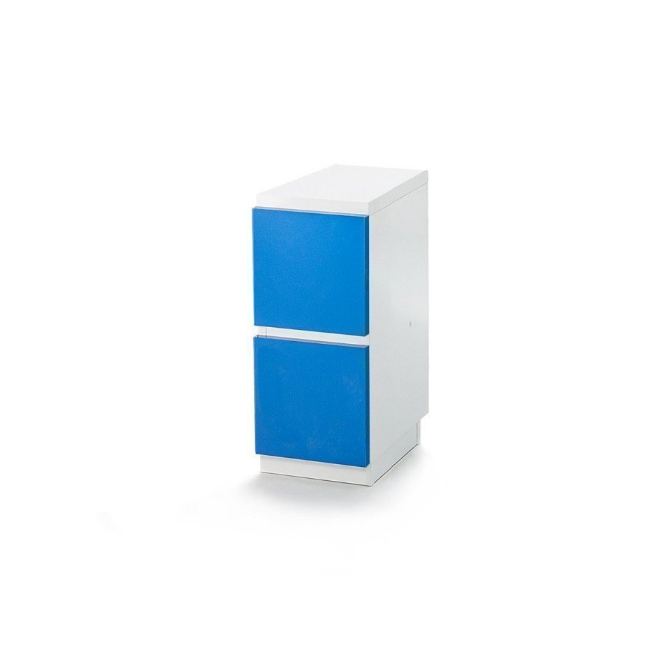 Muurame Piccolo-Mup laatikosto, valkoinen/sininen