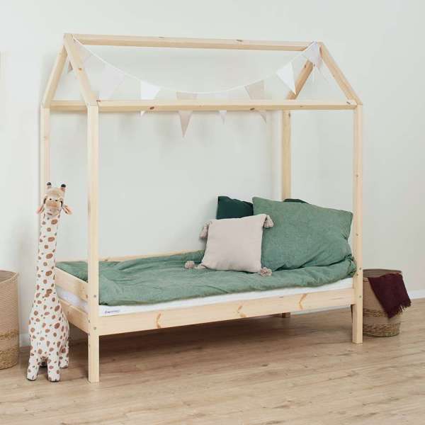 Hoppekids ECO Comfort talosänky 70x160 miljöökuva, puuvalmis