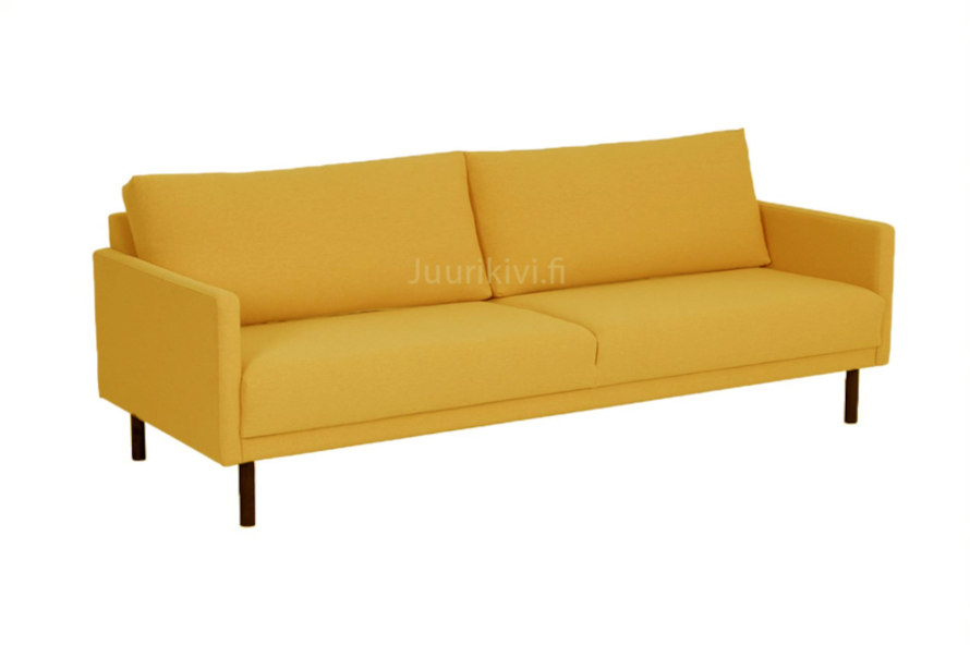 Design Noronen Luoto sohva 3,5h, Mustard 06