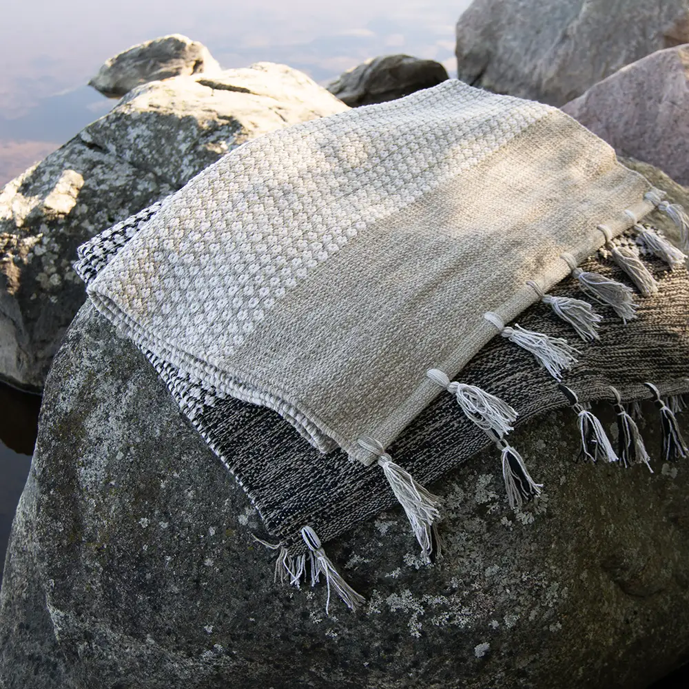 Hilla puuvillamatto miljöökuva