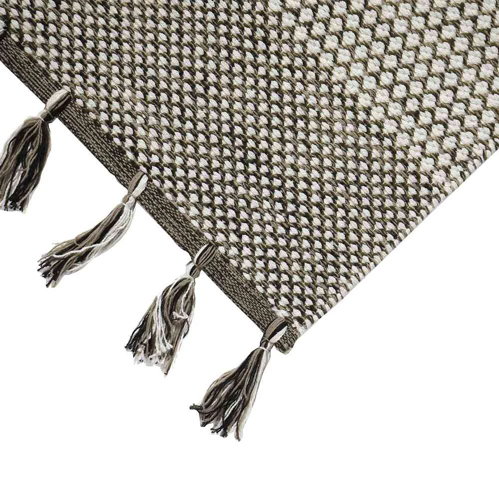 Hilla puuvillamatto, musta