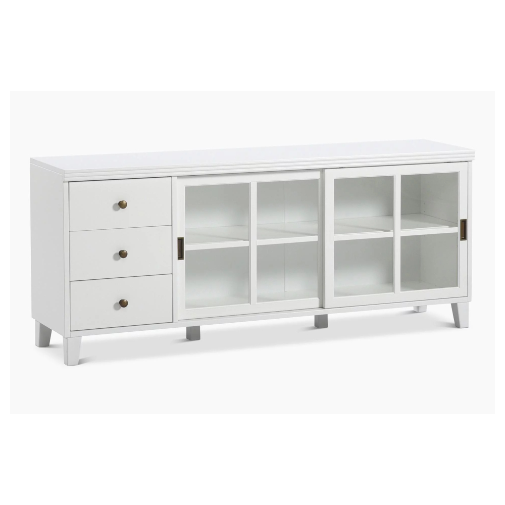 Gustav tv-taso jaloilla 159, valkoinen