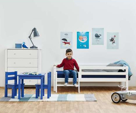 Hoppekids ECO Dream juniorisänky 70x160 tikkailla miljöökuva