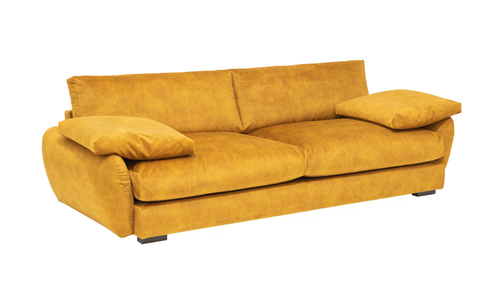 Noronen Max sohva Adore, 132 Gold (Huom! Isot irtotyynyt myydään erikseen.)