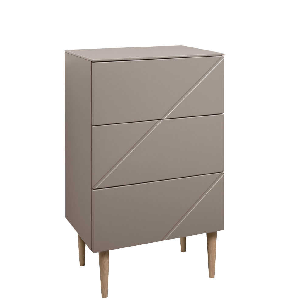 Vilja lipasto 50 3ltk, kaakao