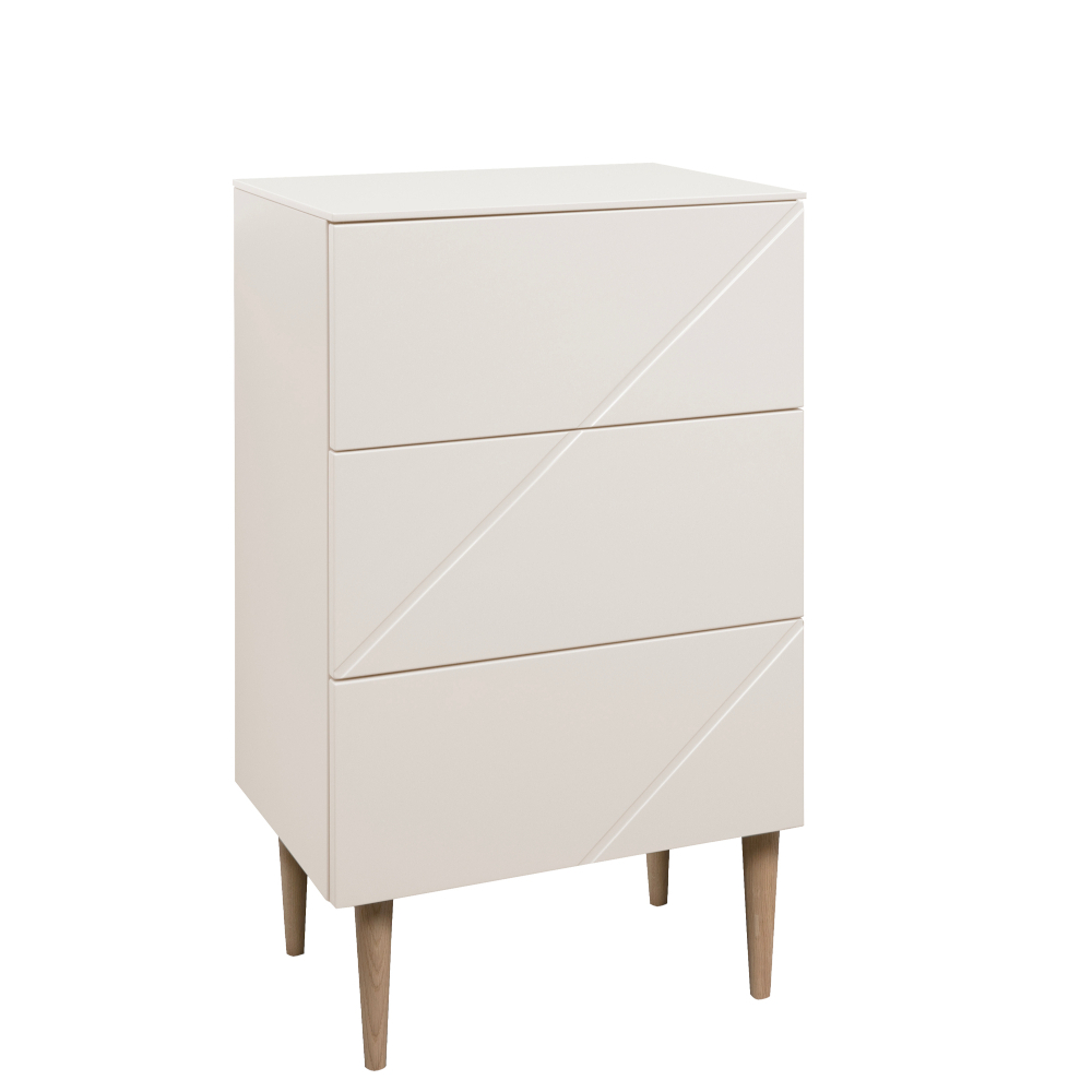 Vilja lipasto 50 3ltk, kaura