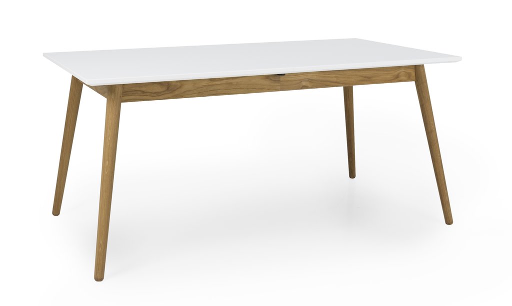 Dot ruokapöytä 180x90, White/Oak