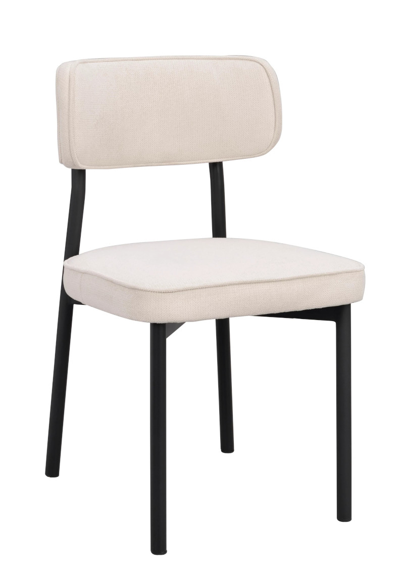 Rowico Paisley tuoli, vaalea beige/musta