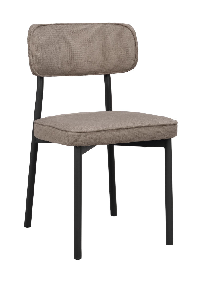 Rowico Paisley tuoli, ruskeanharmaa/musta