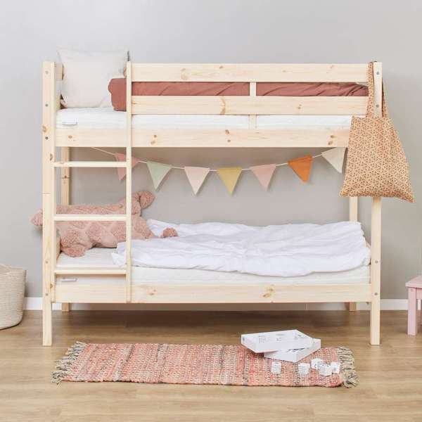 Hoppekids ECO Comfort kerrossänky 70x160 miljöökuva, puuvalmis