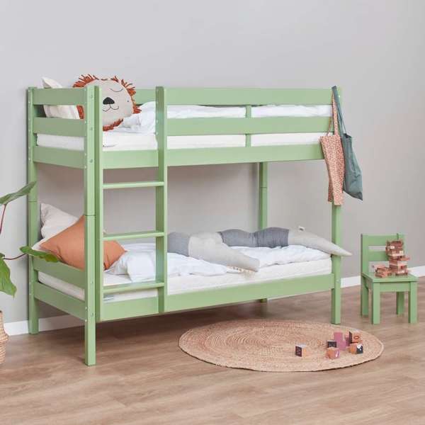 Hoppekids ECO Comfort kerrossänky 70x160 miljöökuva, Pale Green