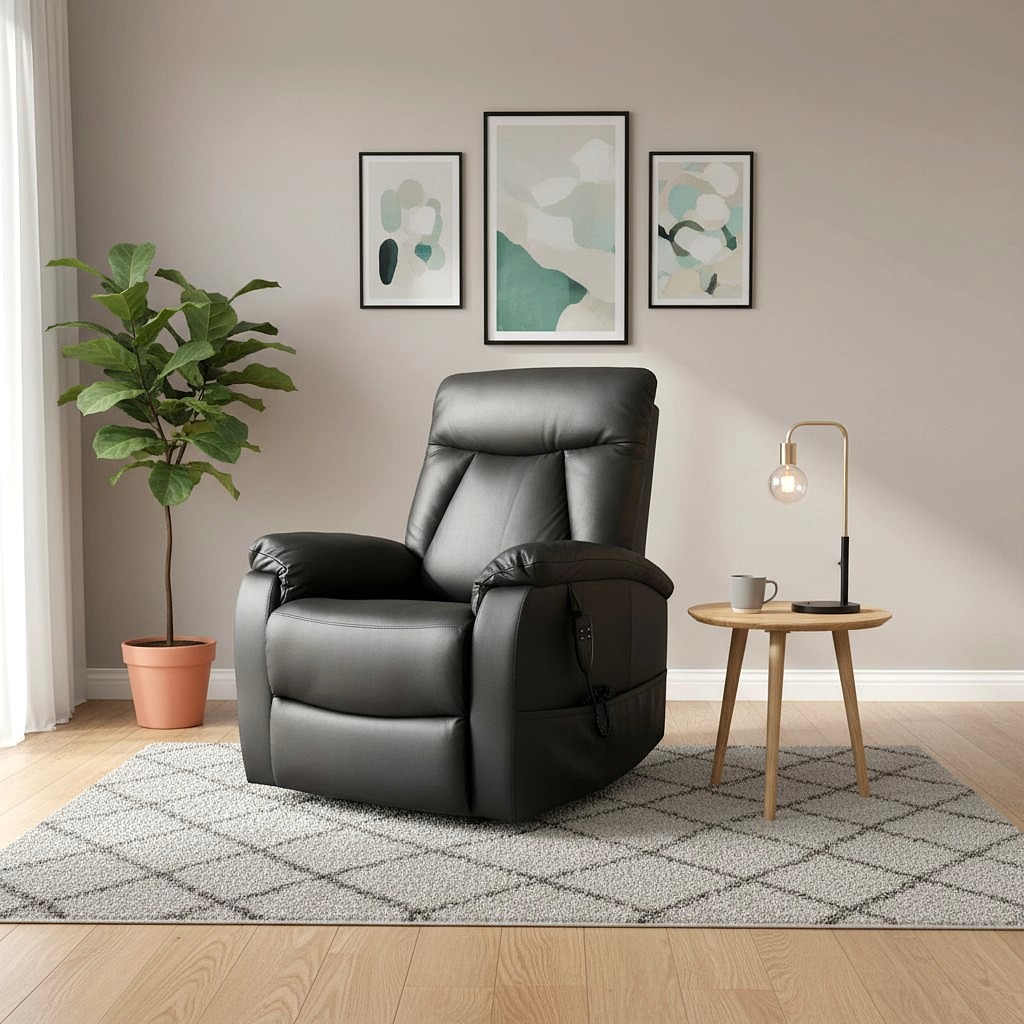 Sampo nostava recliner miljöökuva, nahka/keinonahka