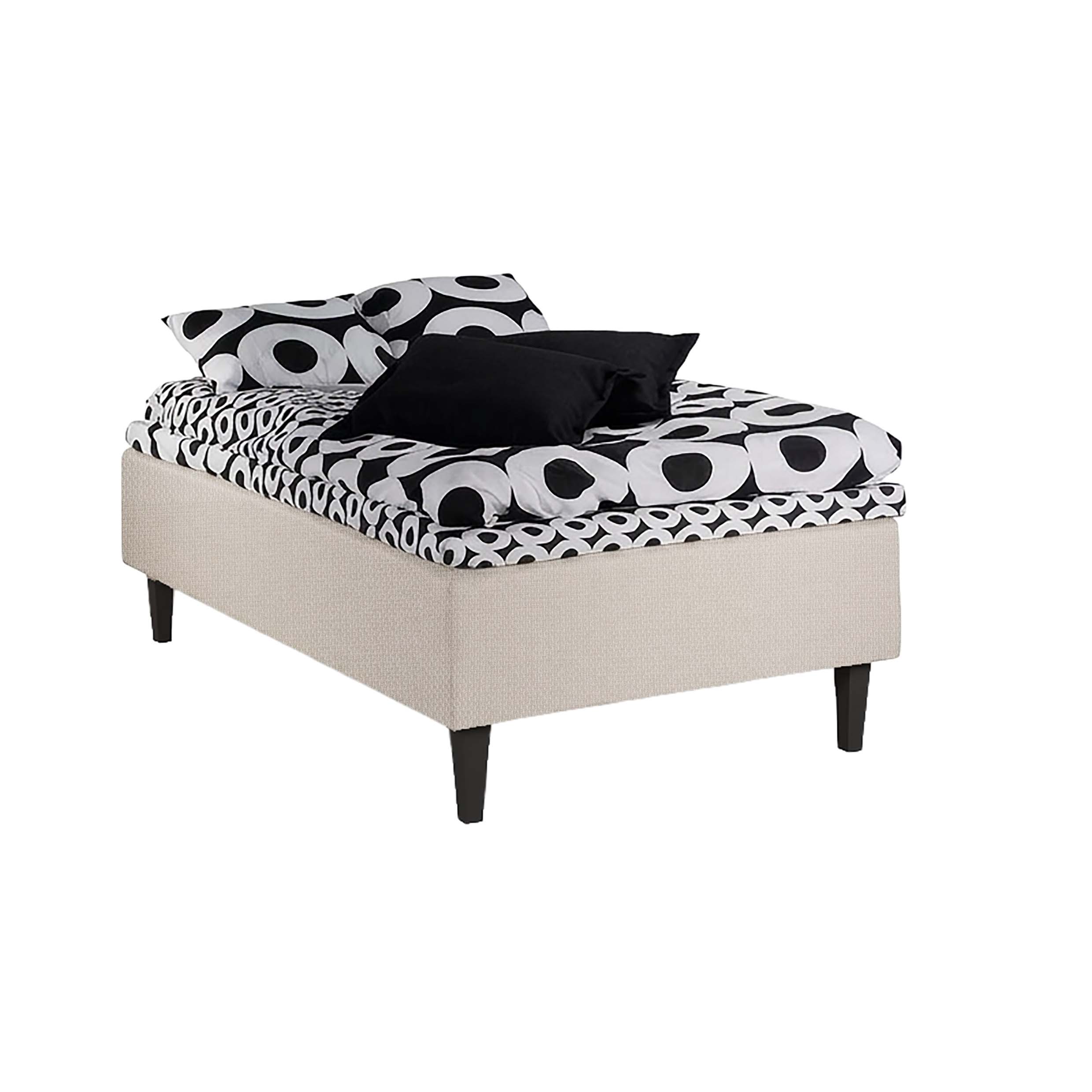 Juurikivi Pocket runkosänky 80/90/105/120/140 x 210 erikoispitkä, Leaf 01 Beige