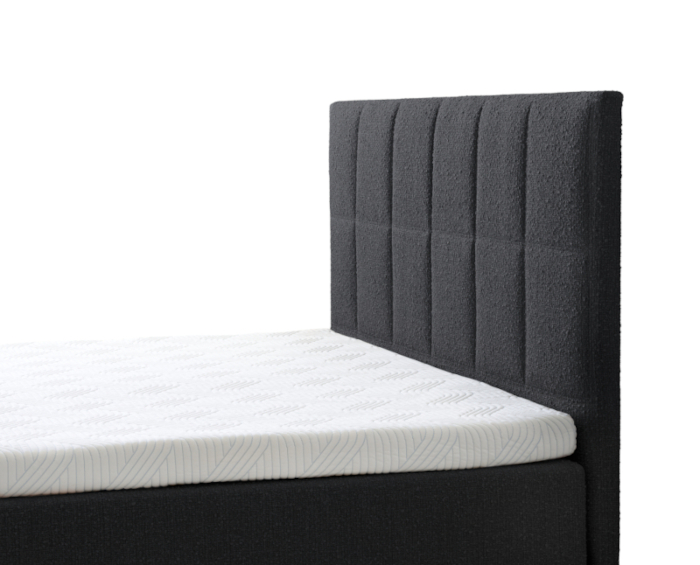 TEMPUR® Break Box Square sängynpääty, harmaa