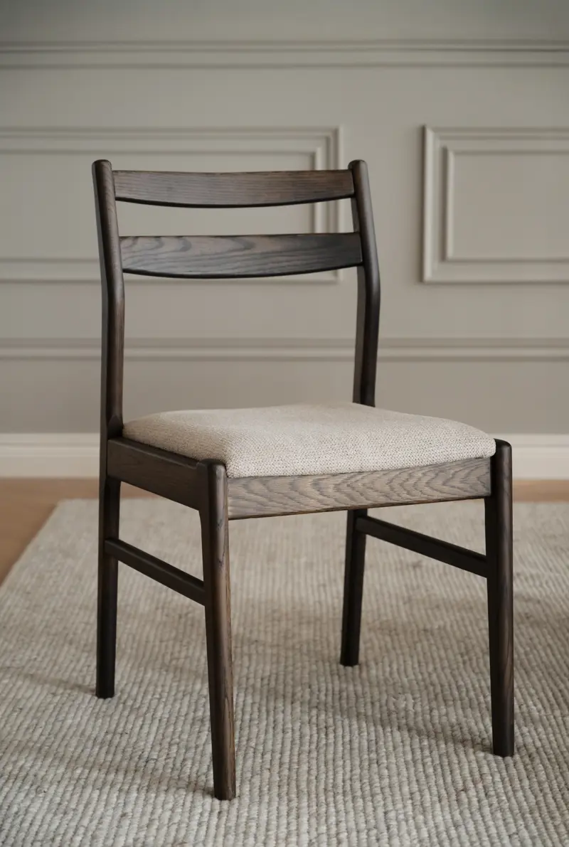 Rowico Kerwin ruokatuoli miljöökuva, ruskea/beige
