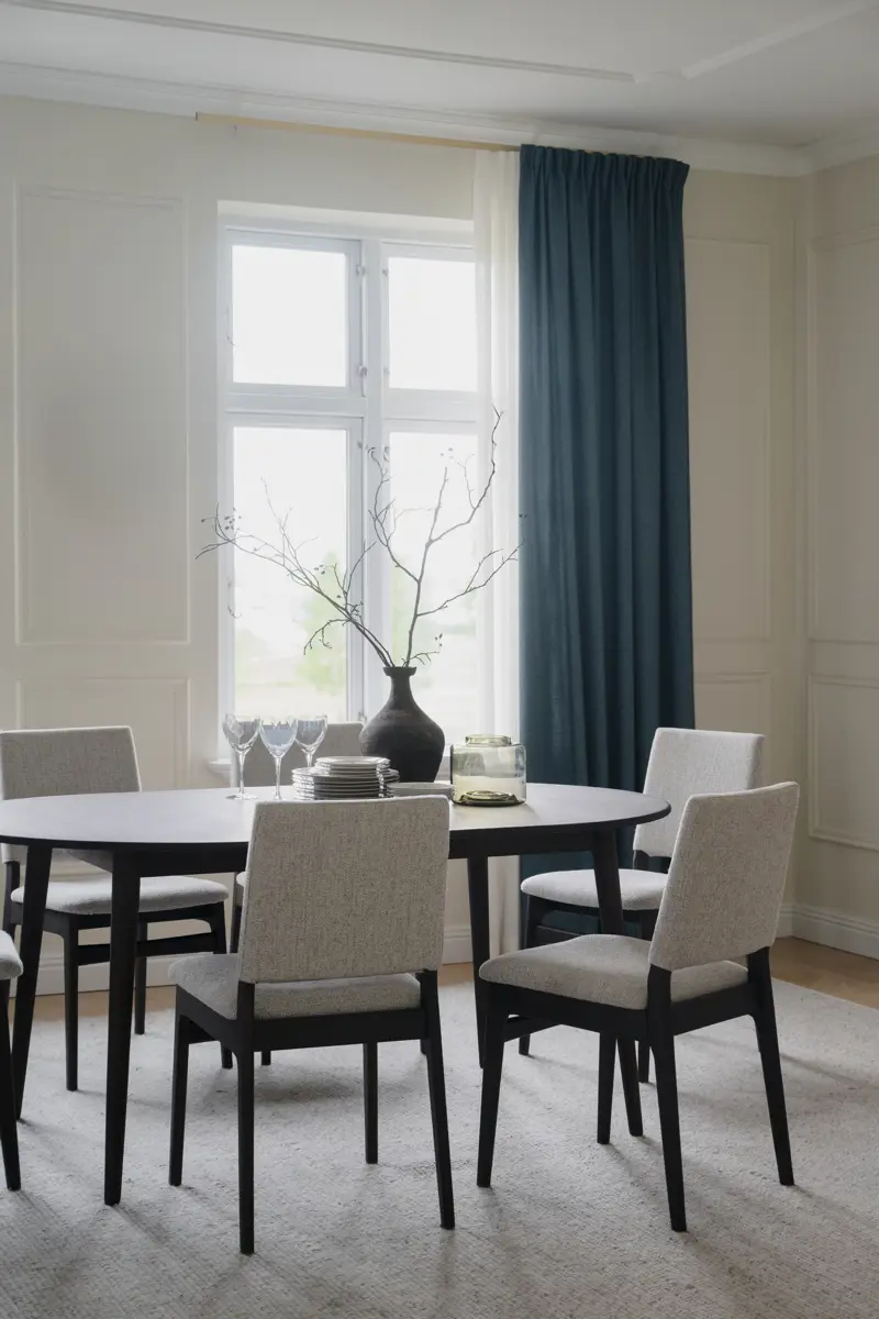 Rowico Medford ruokatuoli miljöökuva, ruskea/beige