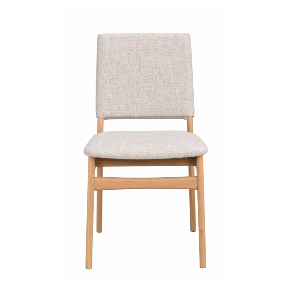 Rowico Medford ruokatuoli, tammi/beige