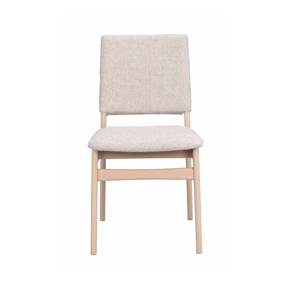 Rowico Medford ruokatuoli, valkopesty/beige