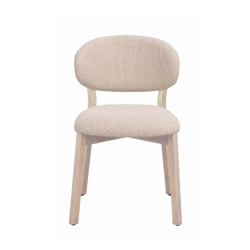 Rowico Patterson ruokatuoli, beige/valkopesty