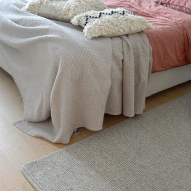 Anna villamatto miljöökuva, vaaleanharmaa