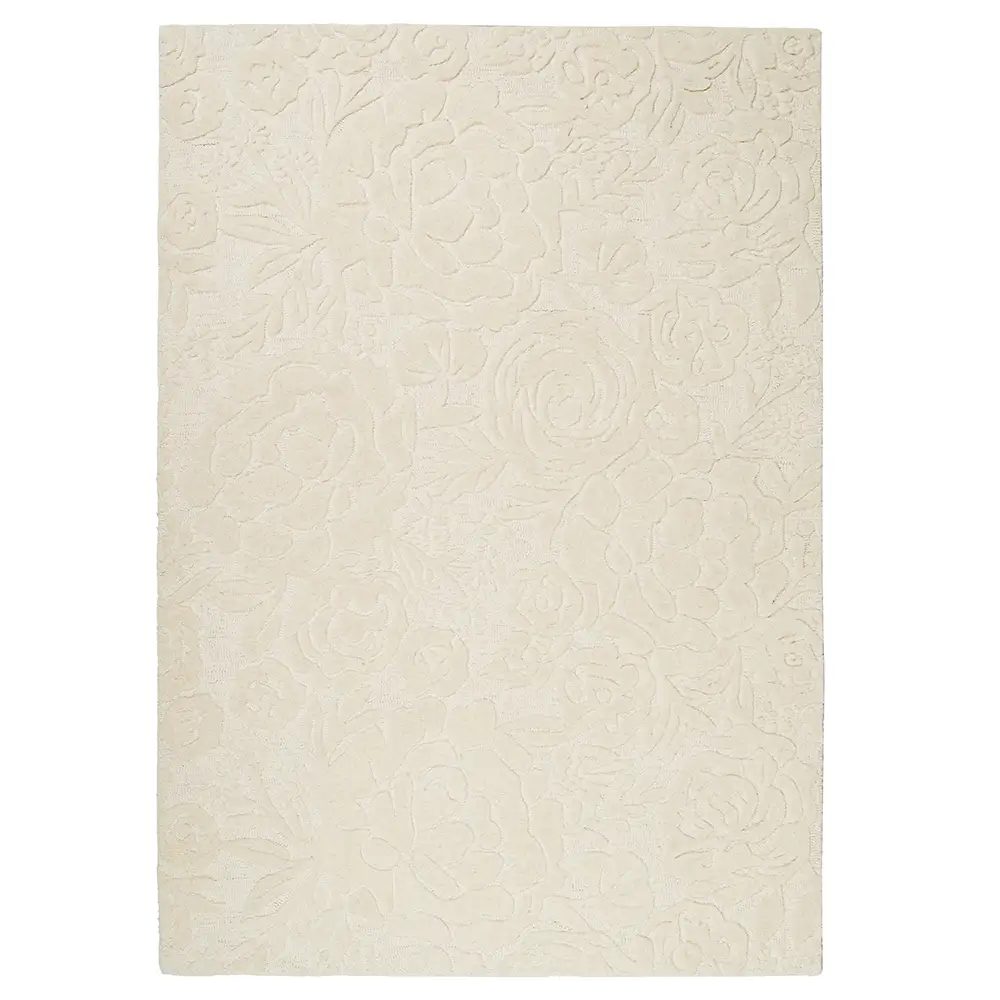 Lumous villamatto, luonnonvalkoinen