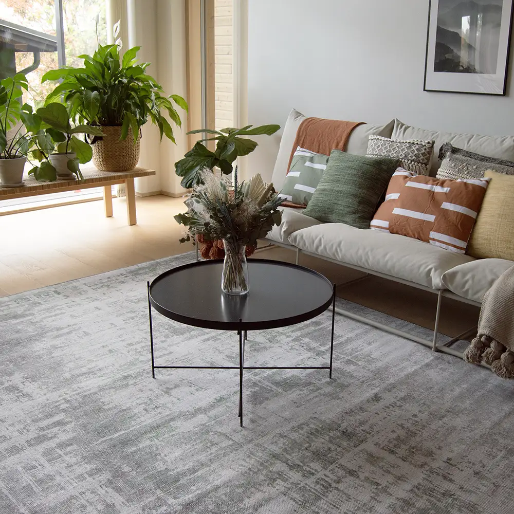 Timjami matto miljöökuva, vihreä