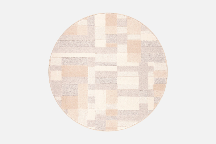 VM Carpet Domino villamatto pyöreä, beige