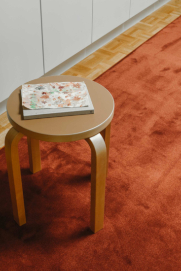 VM Carpet Usva matto lähikuva, 175 oranssi