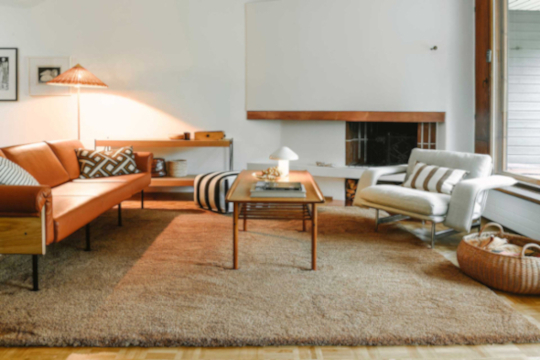 VM Carpet Vilja matto miljöökuva, 145 Kupari