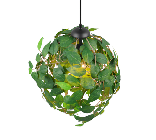 Lehti riippuvalaisin, vihreä