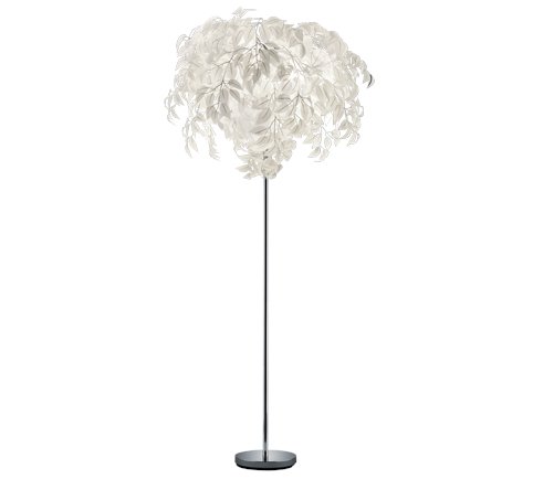 Lehti lattiavalaisin, valkoinen