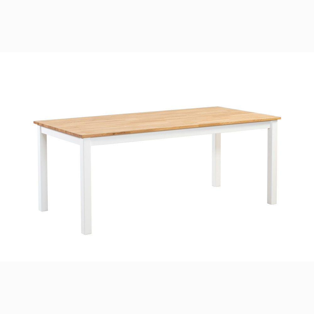 Emmi ruokaryhmä 180x90, tammi/valkoinen