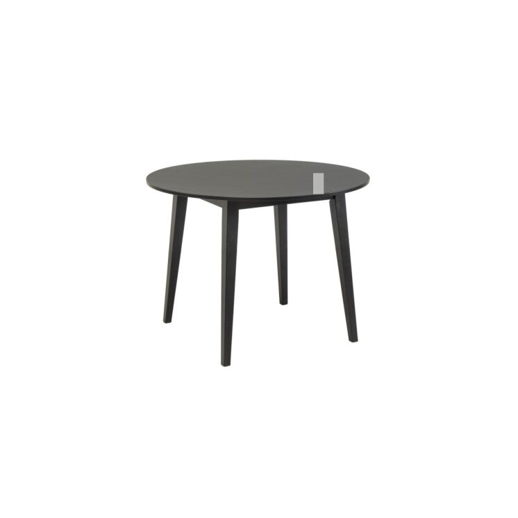 Huurre pyöreä pöytä, musta