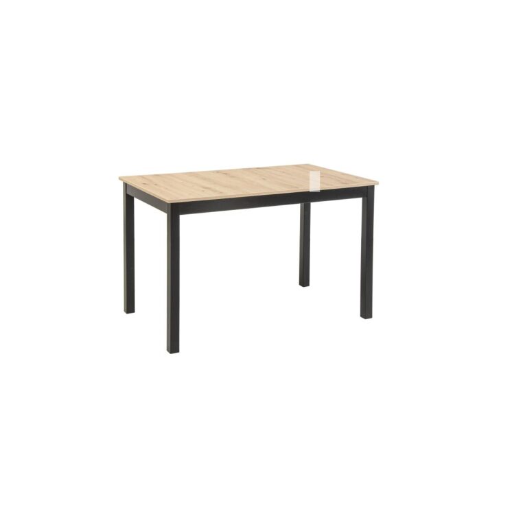 Huurre ruokapöytä 115x68, musta/tammi