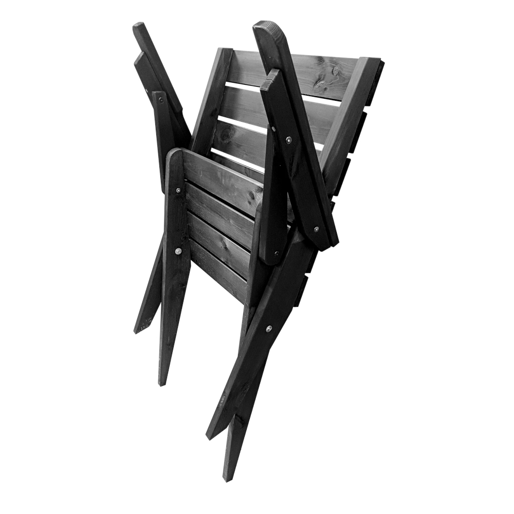 EcoFurn Granny käsinojilla kokoontaitettuna