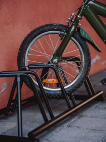 Pyöräteline 153 miljöökuva, musta