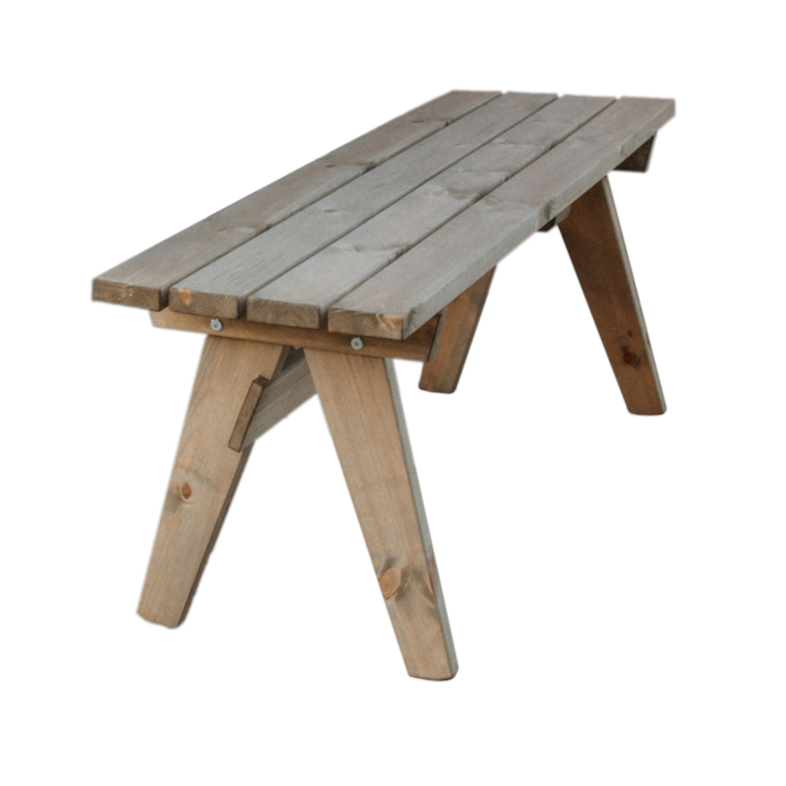 EcoFurn Granny penkki, Granny penkki, harmaa öljytty mänty