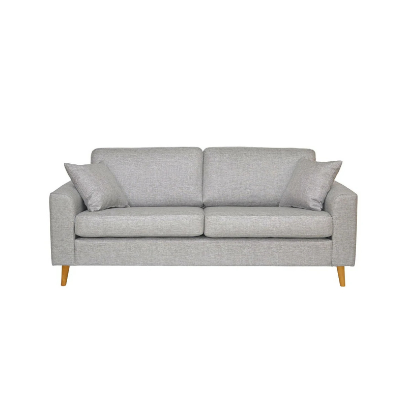 Toledo sohva Rocco, 570 light grey. Koristetyynyt myydään erikseen.