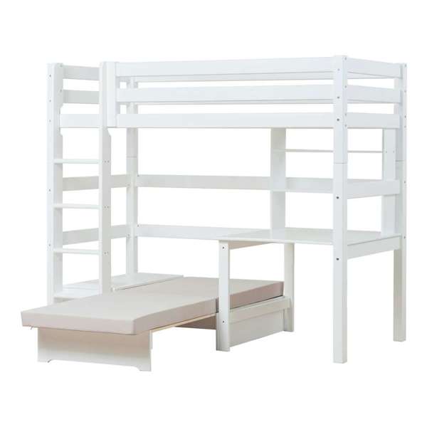 Hoppekids ECO Luxury parvisänky 90x200 Study ja Chill moduulilla