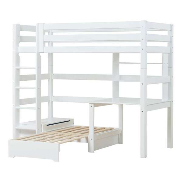 Hoppekids ECO Luxury parvisänky 90x200 Study ja Chill moduulilla