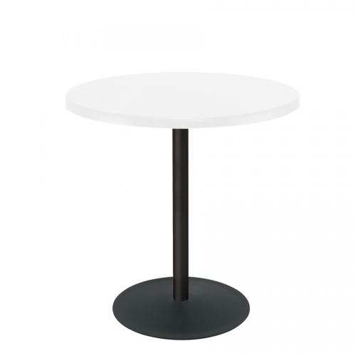 Kopi pyöreä pöytä 100, valkoinen/musta