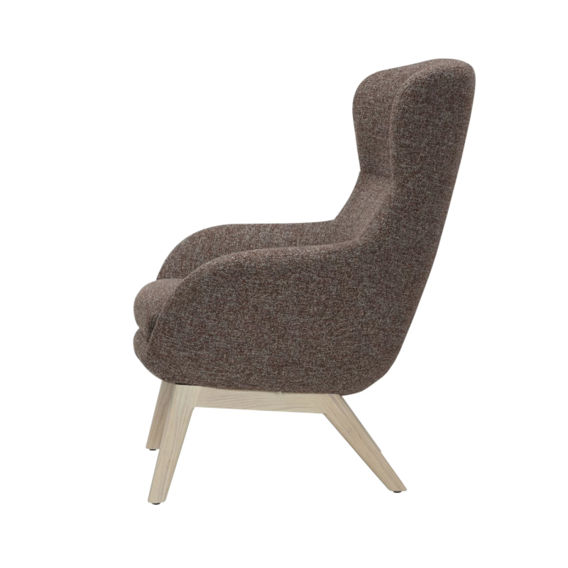 Arvo lepotuoli ruskea sivukuva