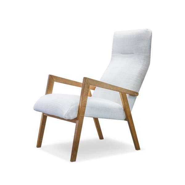 Summer Trend nojatuoli Devon snow/tammi