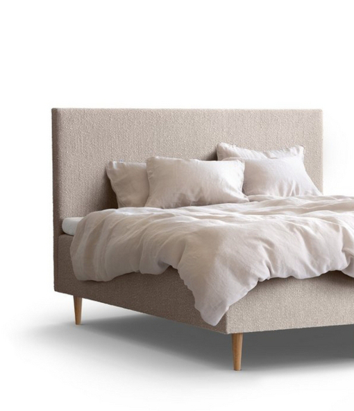 TEMPUR® Break Box sänkykokonaisuus 120x200, beige Classic sängynpäädyllä