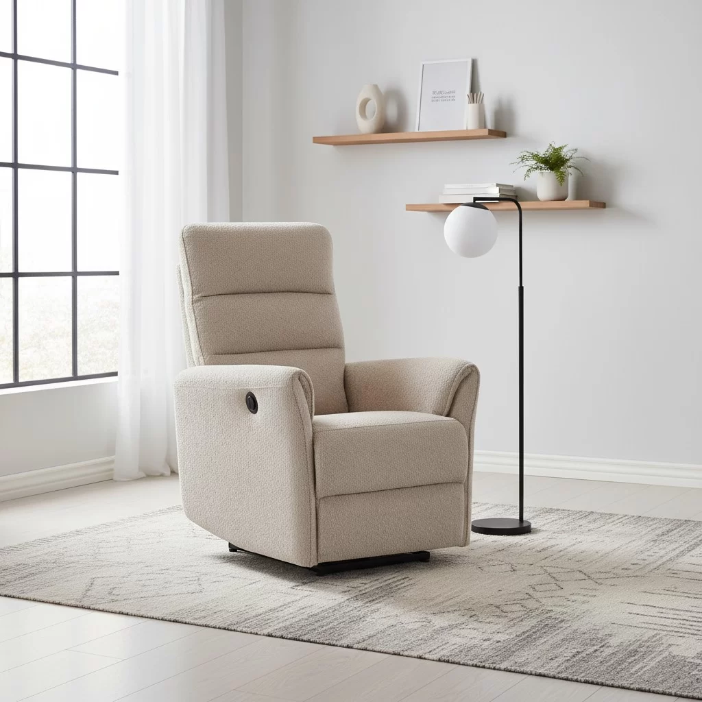 Lumo recliner miljöökuva, beige