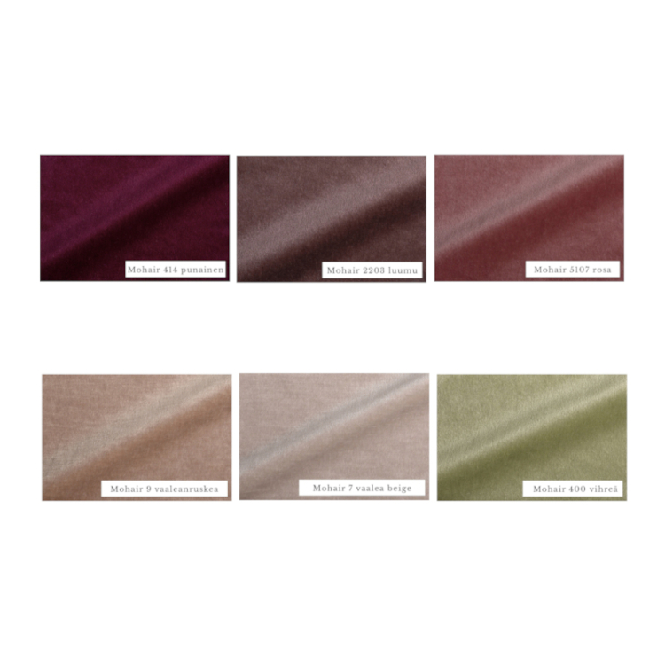 Mohair kangasmallit