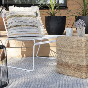 Louhi matto miljöökuva, vaaleanharmaa